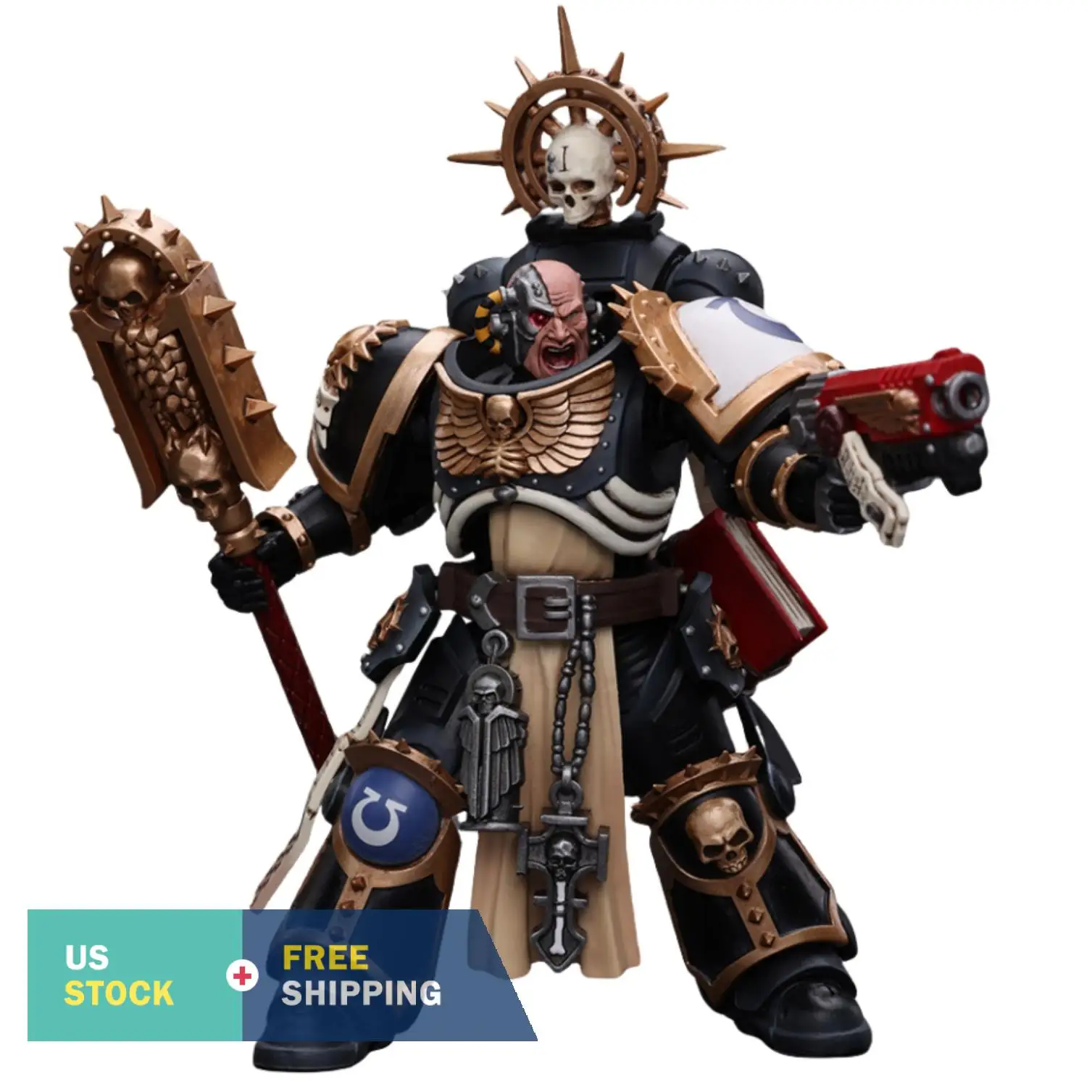 

Коллекционная фигурка HiPlay JOYTOY Warhammer 40K: Капеллан Ультрамаринов Индомитус, масштаб 1/18
