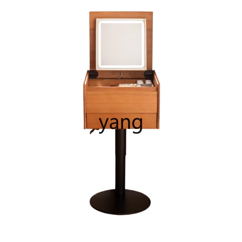 LMMlift bedside table dresser bedroom full solid wood makeup table flip modern simple makeup table