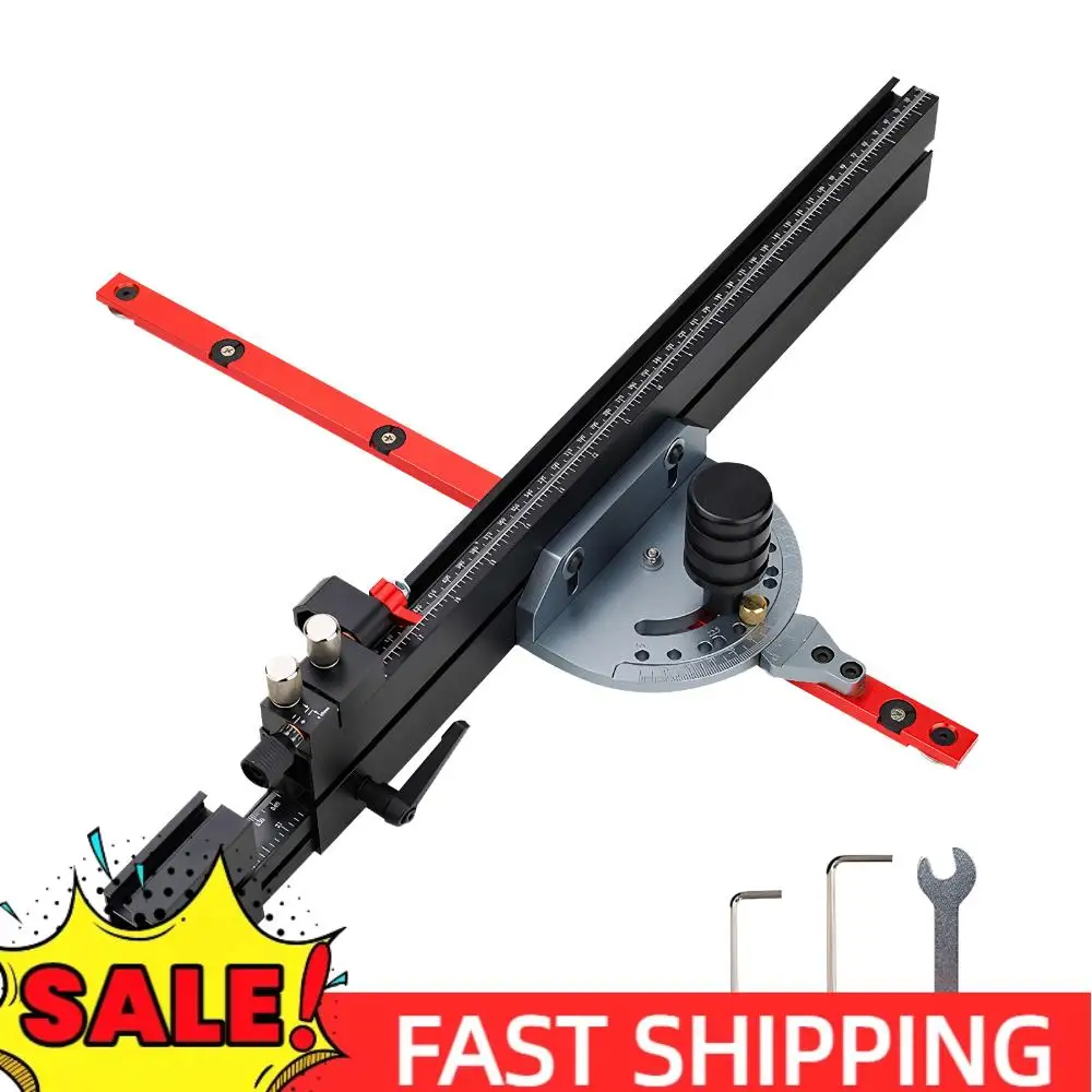 

Woodworking Miter Gauge Adjustable Table Saw Precision Miter Gauge System Standard Slot 3/4 X 3/8 Inches Woodworking Tools