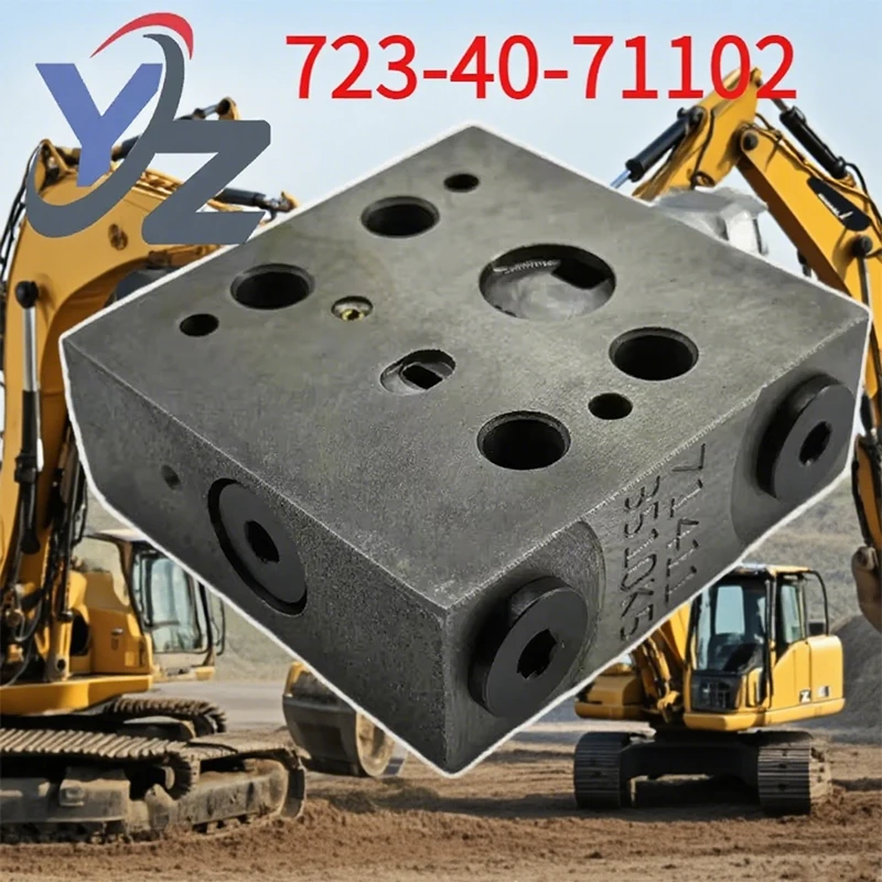 

723-40-71102 Excavator Overflow Valve PC200-7 PC200-8 Main Relief Valve for Komatsu 723-40-71102