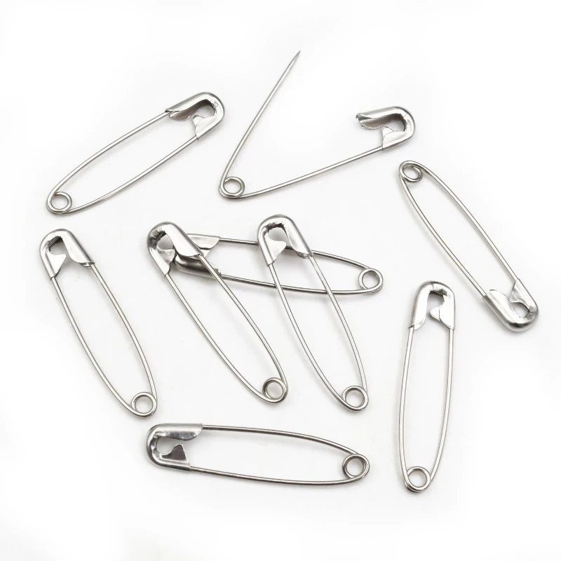 50pcs Stainles Steel Safety Pins Brooch Pins 20/28/38mm DIY Jewelry Pin for Jewelry Making Supplies Accessorie