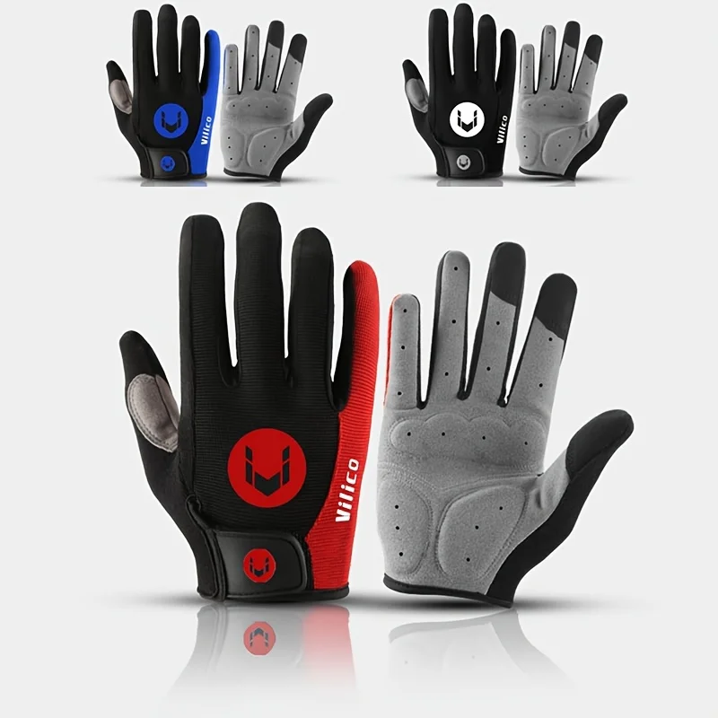 Radsport Anti-Rutsch Halbfinger-Handschuhe MTB Fahrradhandschuhe Gepolstert Herren Damen Atmungsaktiv Stoßdämpfend Sporthandschuhe