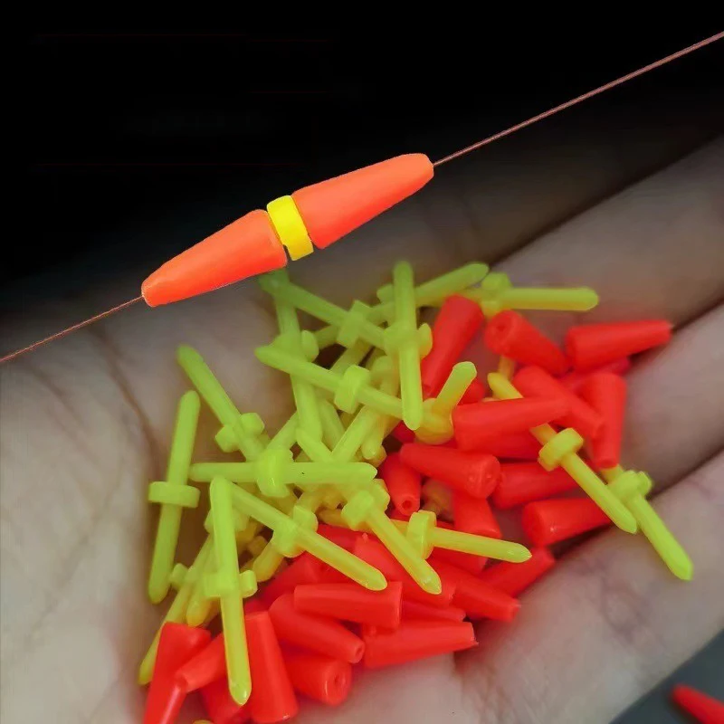 

30pcs Plactic Fishing Floating Stopper Professional Fishing Float Anti-Strand Fishing Line Stopper Fishing Bobber Float Tools