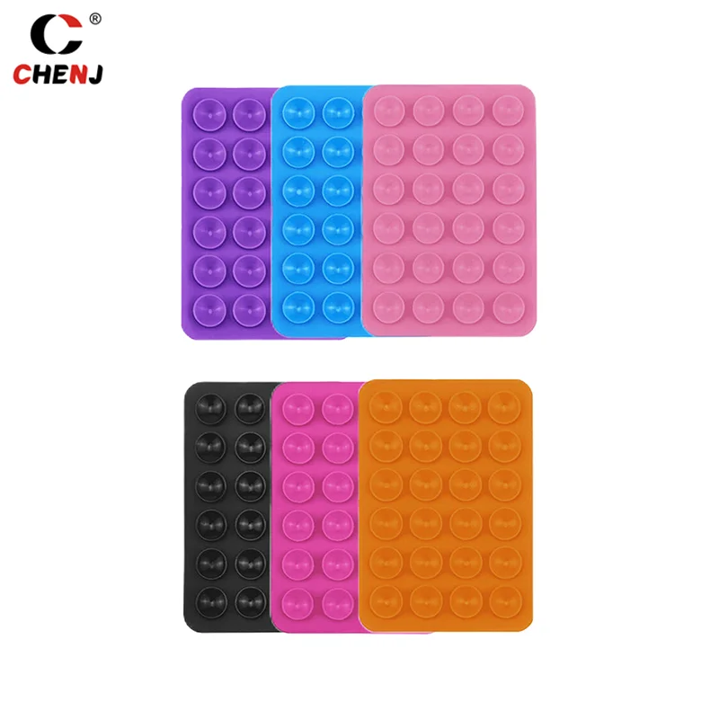 1pcs Backed Silicone Suction Pad For Phone Fixture Suction Cup Backed Adhesive Silicone Rubber Sucker Pad For Fixed Pad