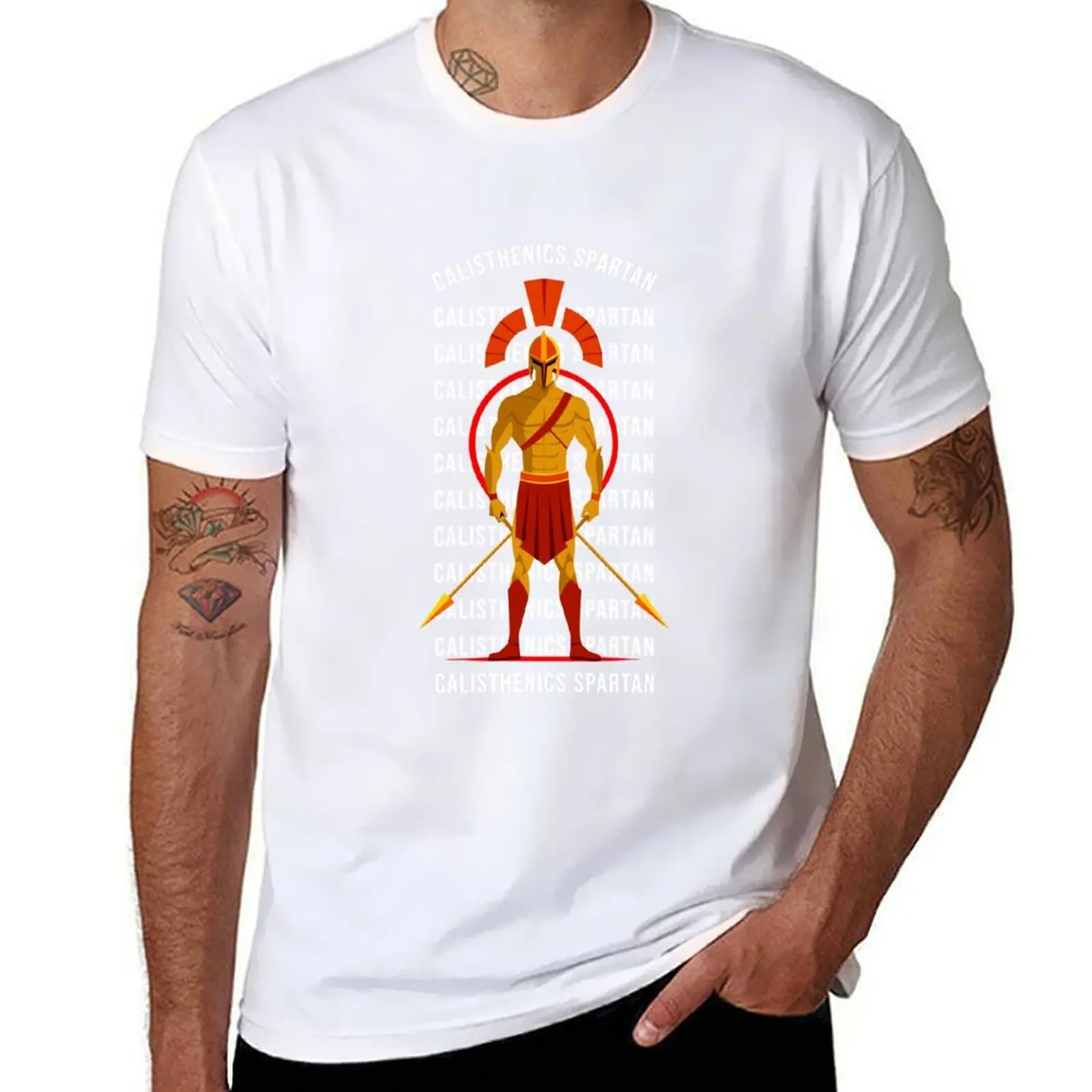 

Calisthenics Spartan: Where Discipline Meets Power. T-Shirt t shirt personalised men t shirt cotton 100% T-Shirt
