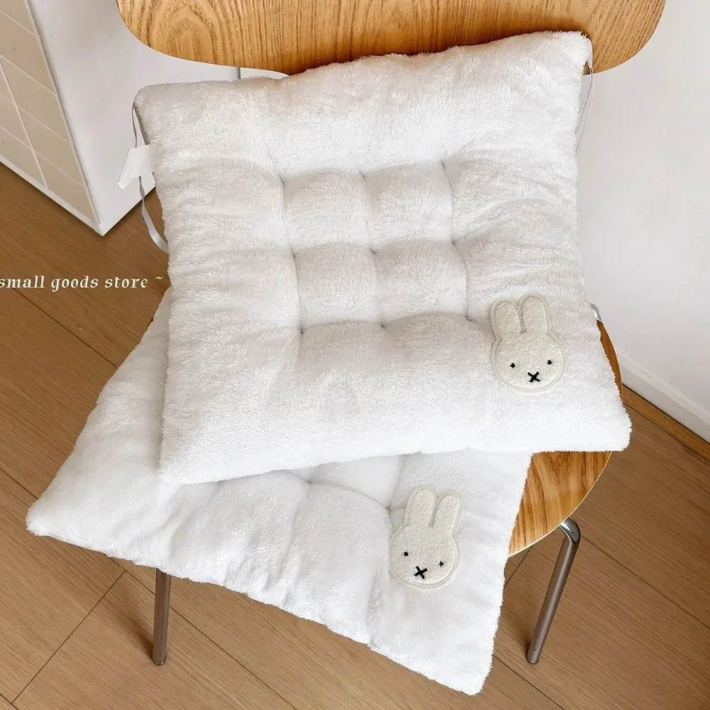 Miffy Rabbit Thickened Seat Cushion Cute Office Chair Pad Home Back Cushion Soft Comfortable Anti-slip Seat Mat Desk Chair Sofa view 3