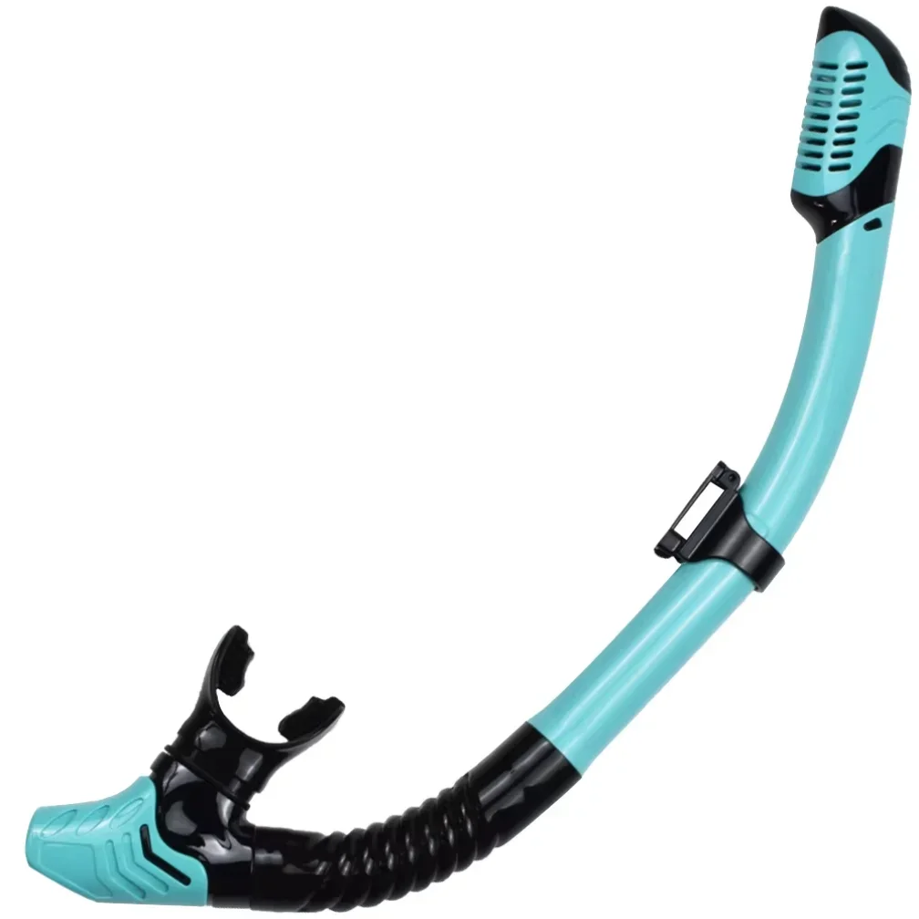 Tubo de snorkel seco para buceo, protección contra salpicaduras, válvula superior, equipo de natación subacuático para adultos,