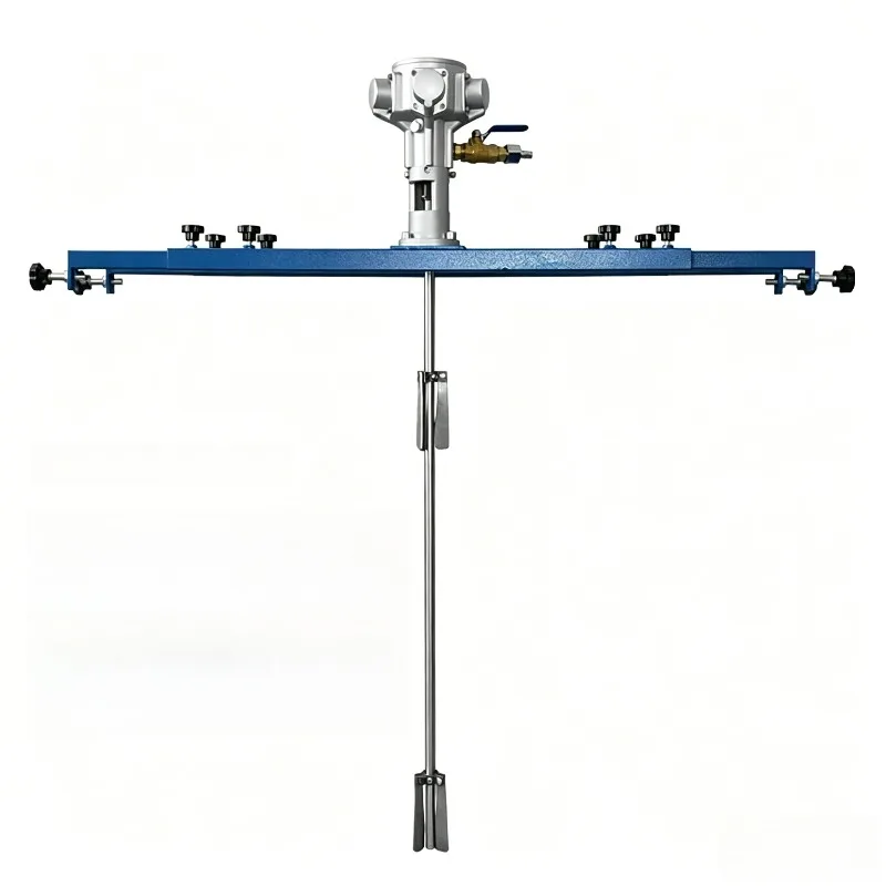 Pneumatic Explosion Proof Automatic Lifting Mixer Three Cylinder IBC Tank Agitator for Paint Glue Coating Ink IndustrialStirring view 5