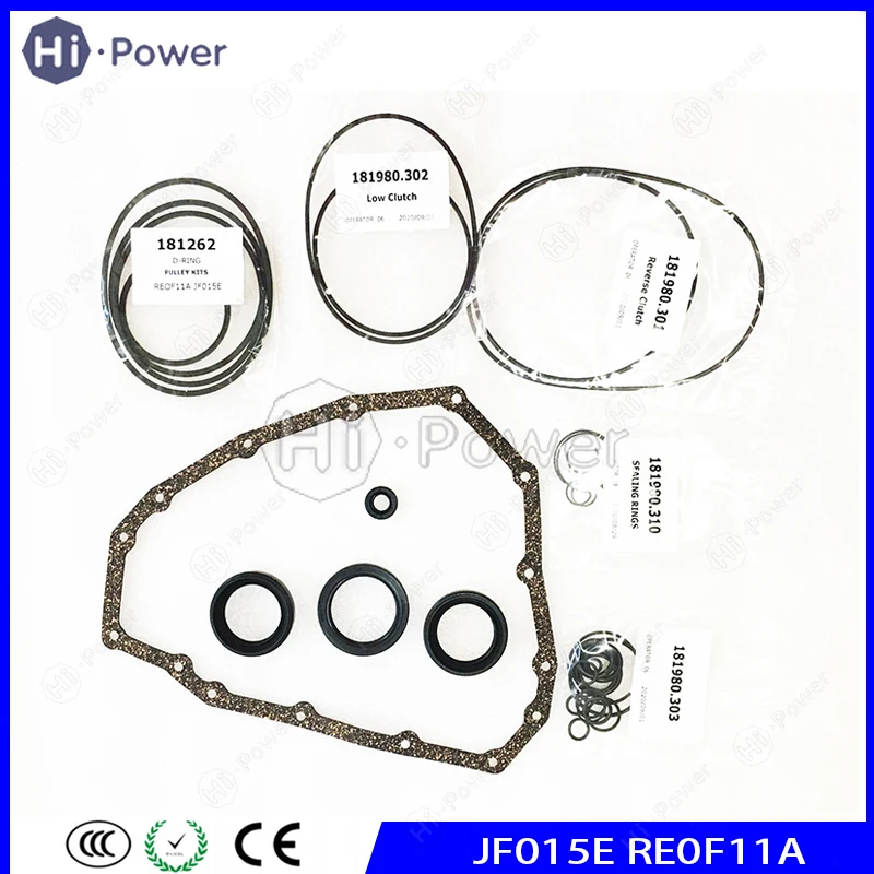 

JF015E RE0F11A комплект для капитального ремонта сцепления коробки передач для NISSAN SUNNY CVT JF015E Набор для ремонта коробки передач