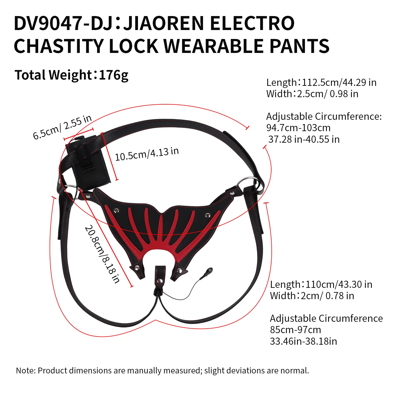 LEZEE Electric Shock Harness Male Chastity Cage Penis Lock Wearing Pants Body Bondage Harnes Auxiliary Chastity Belt Penis Rings