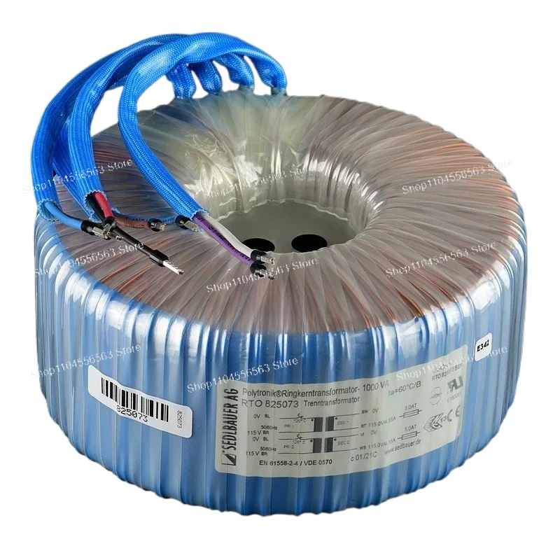 

Тороидальный трансформатор Sedlbauer 1000VA - высококачественный преобразователь двойного напряжения от 115 В/230 В до 230 В для прецизионного источника питания