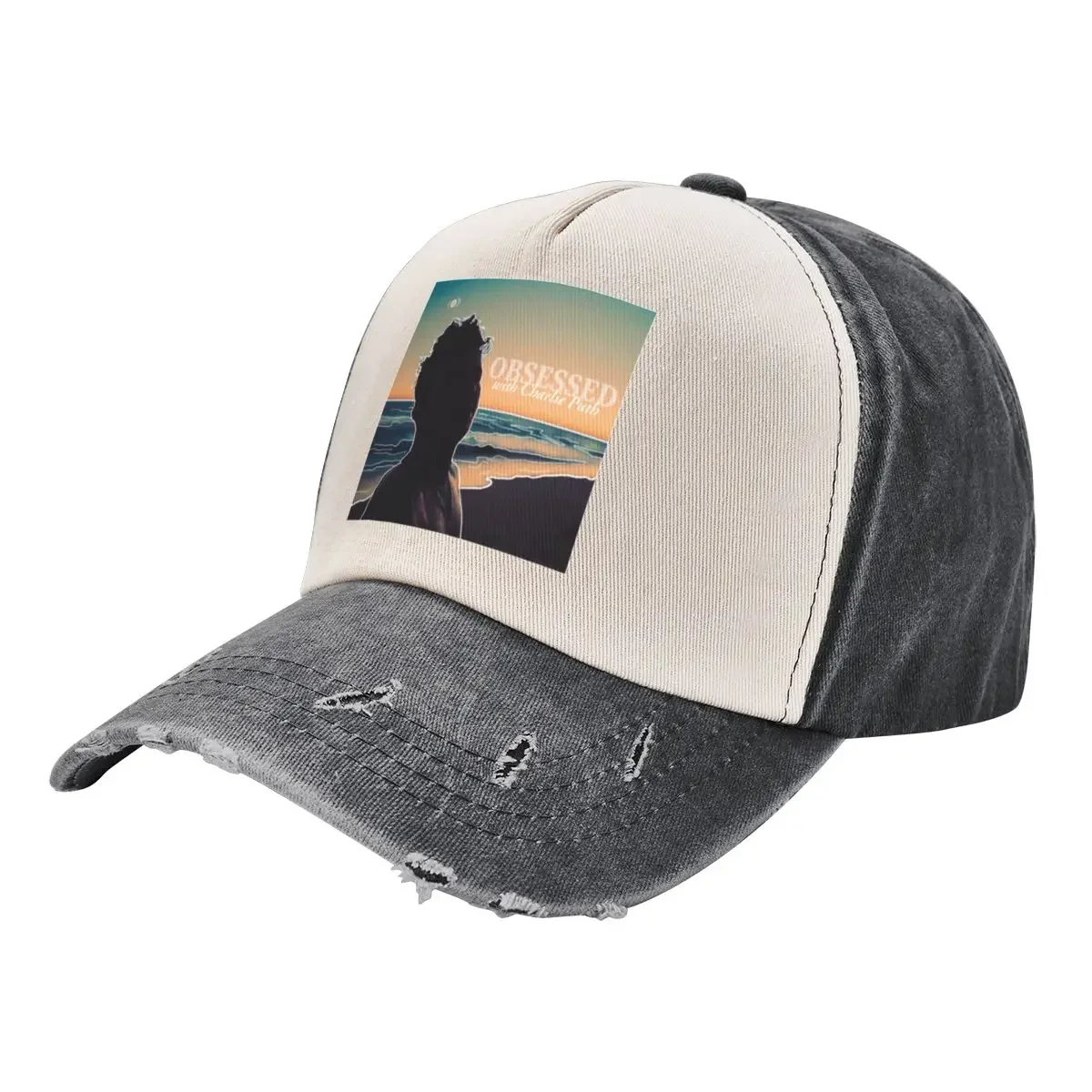 

Obsessed with Charlie Puth (Beach Sunset) Baseball Cap Sun Hat For Children Brand Man cap sun hat Male Women's