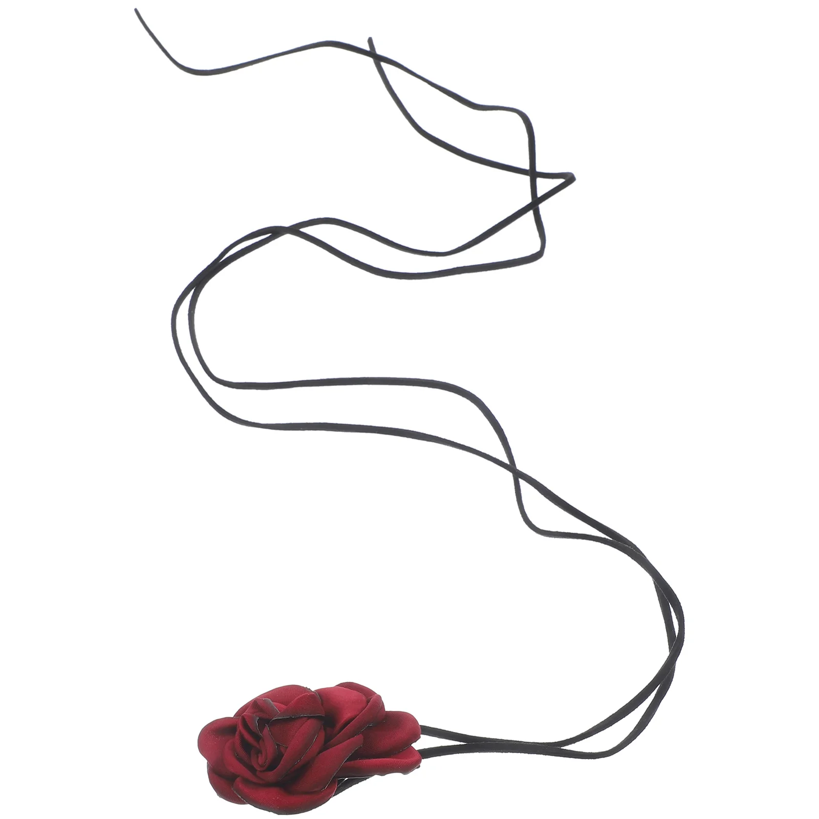   Collana con rosa Collane girocollo per gioielli per ragazze Girocolli da donna Fiore Decorazione donna Fascia decorativa
