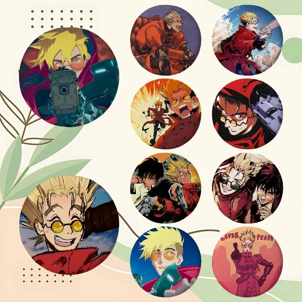 Cartoon Trigun Stampede Abzeichen Emaille-Pin Cartoon-Brosche für Rucksack und Kleidung