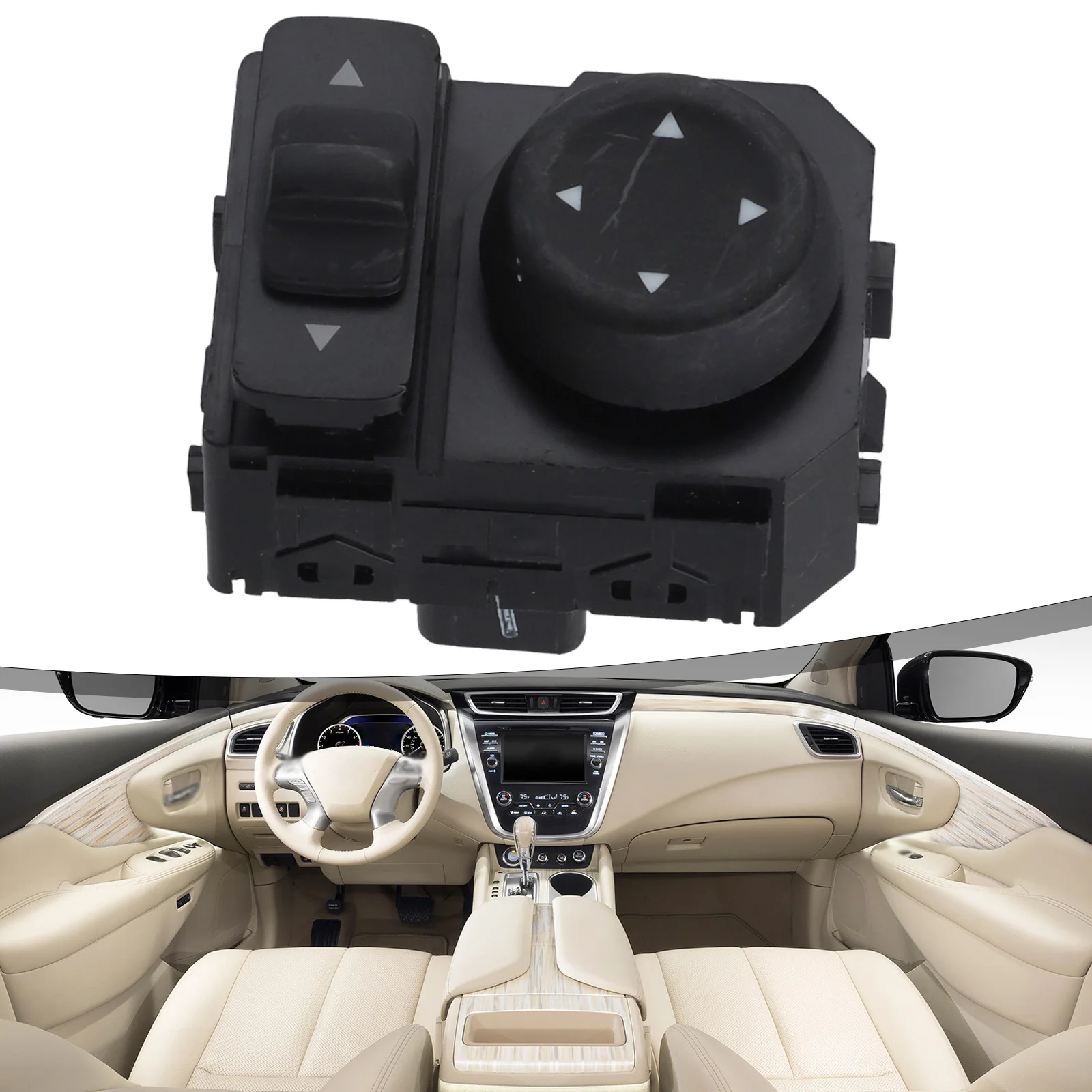 

Прямая замена переключателя зеркала управления со стороны водителя для Nissan Rogue 2015 2019, Altima 2013 2018, Pathfinder 2013 2019