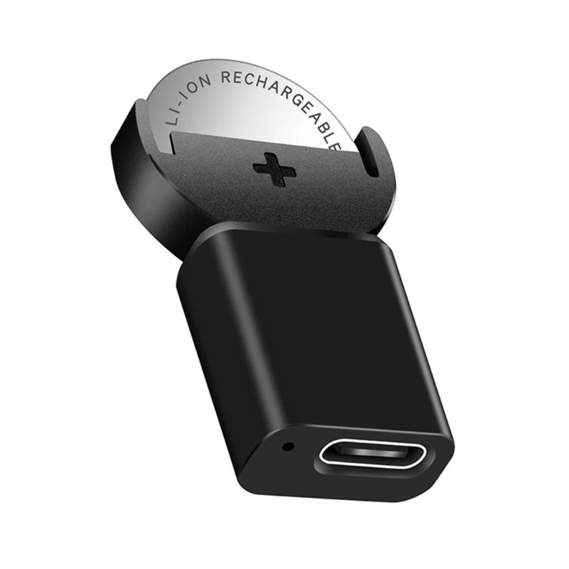 Mini cargadores USB C batería botón litio ADWE para LIR2032, LIR1632, LIR2025, LIR2016