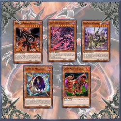 Cartão de Gandora o Dragão da Destruição, Cartão Yugioh, Deck DIY, Jogo de Cartas, Mestre Original em Estoque, 58 Pcs