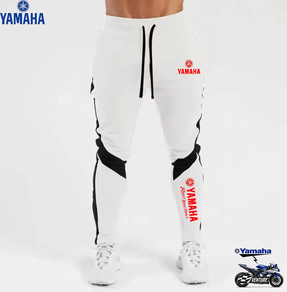 2026 Yamaha men's sports pants, casual pants, men's sportswear, shorts, slim pants, black sports pants, running pants