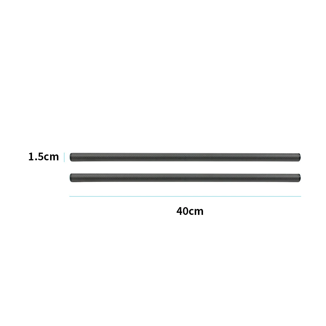 2Pcs 15mm Carbon Faser Rohr Stange 10cm 15cm 25cm 30cm 40cm für Dia 15mm Rod Rail System Follow Focus Kamera Käfig Kit Zubehör – Detail 26