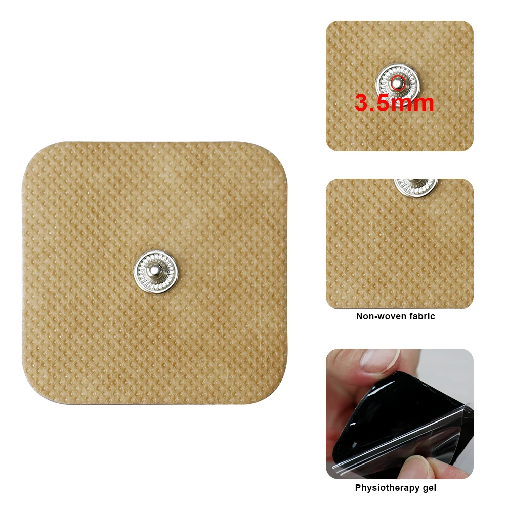 10/20Pcs Electrode Pads TENS Massage Self Adhesive Gel Electrodes Patch Replacement Digital Massager EMS Nerve Muscle Stimulator