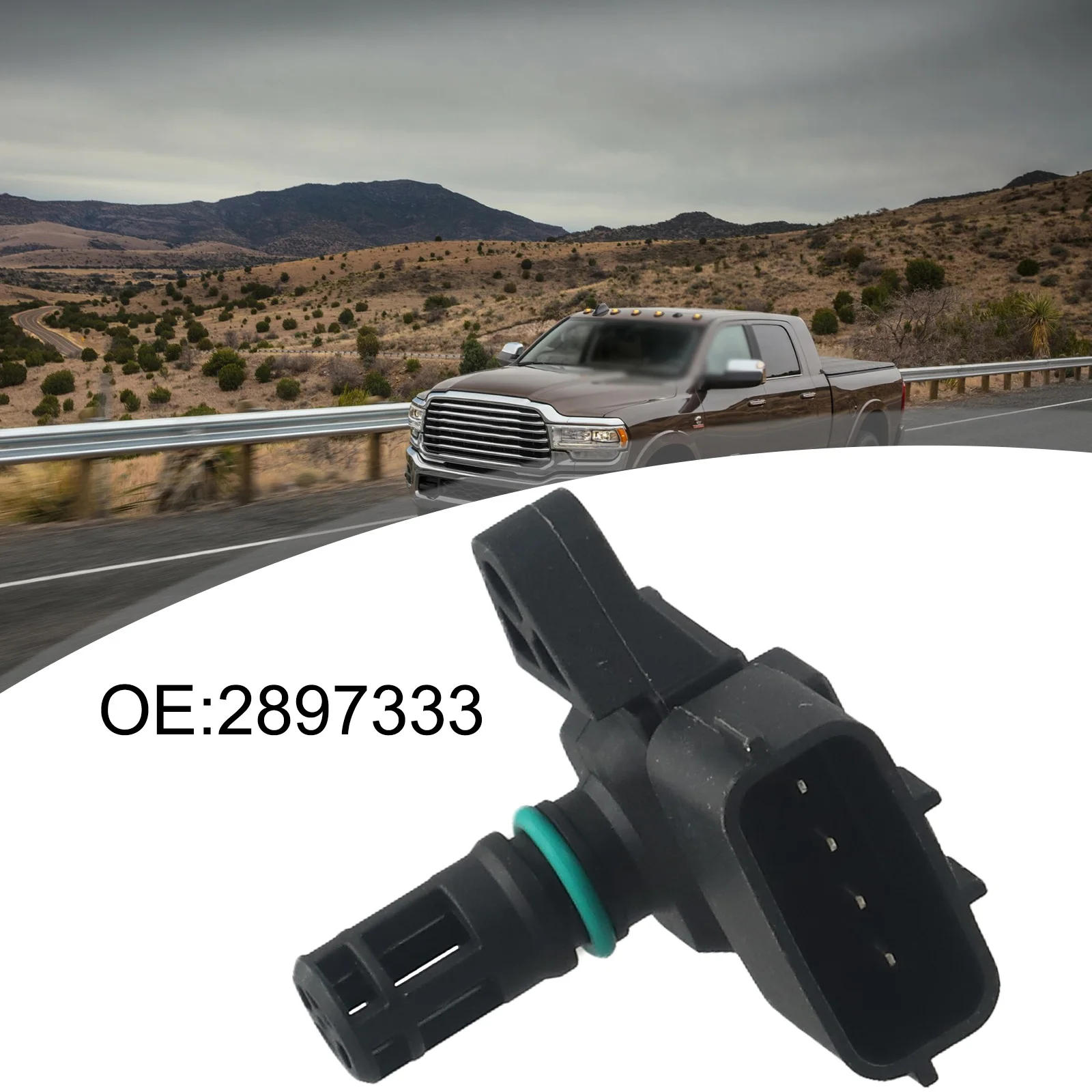 OEM 2897333 Sensor 6.7L Air Pressure Sensor Practical And Reliable Quick Installation Wear-resistant Anti-corrosion Easy Use