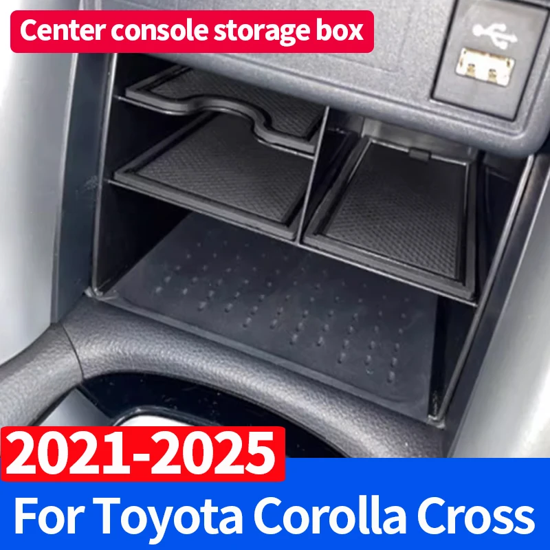 

Car Organizer Box for Toyota Corolla Cross XG10 2021~2024 2022 2023 Center Console Storage Container Sundries Packing Accessorie
