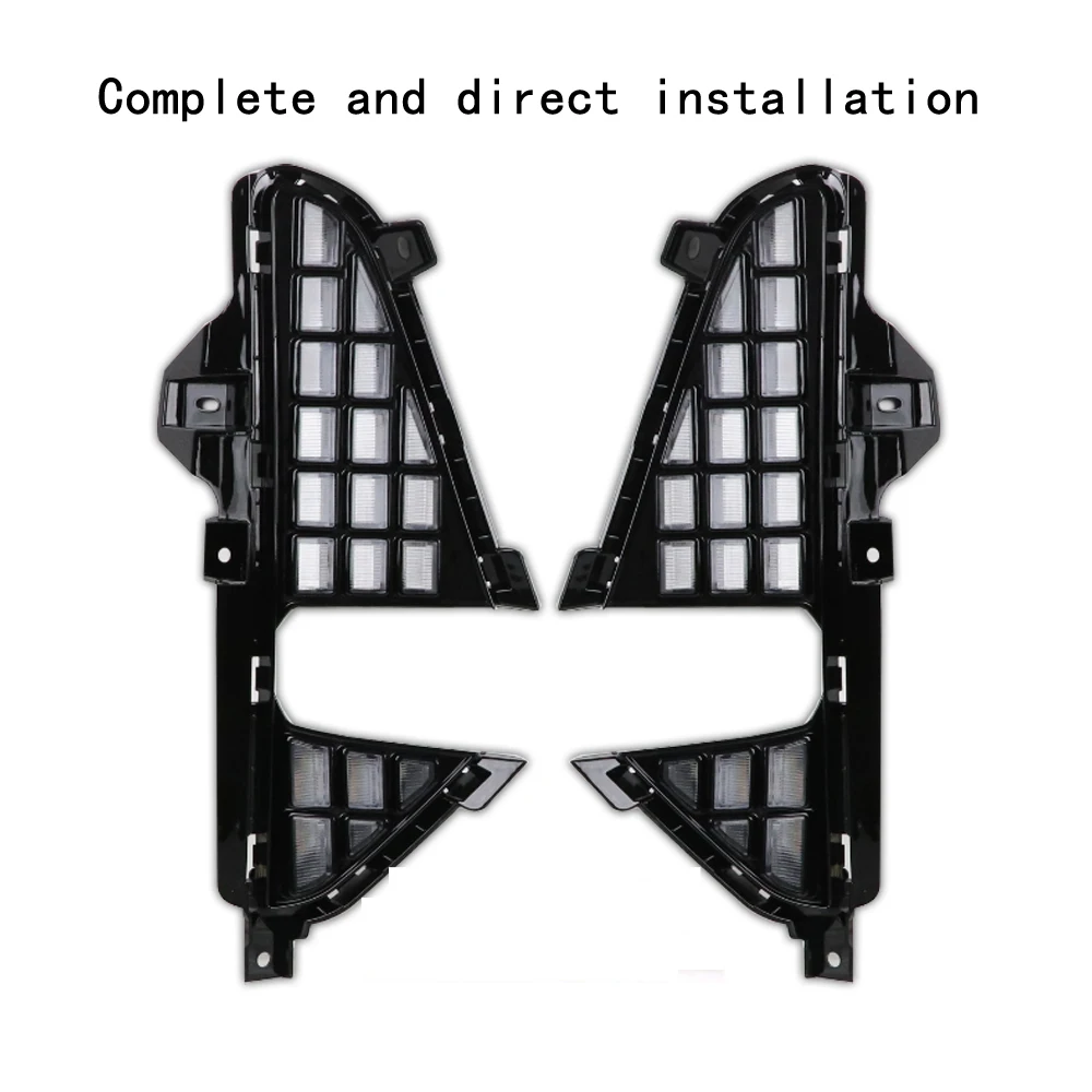 2 قطعة DRL لدينزا D9 2022 BYD 2023 D9 MPV Led النهار تشغيل أضواء الأصفر بدوره إشارة مصباح مقاوم للماء