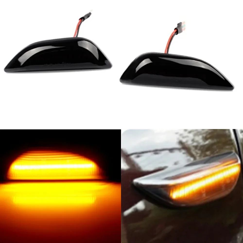 

2 шт. светодиодный динамический указатель поворота, боковой габаритный фонарь для Opel Mokka X 2012-2020 для Chevrolet Trax для Buick Encore 2013-2020