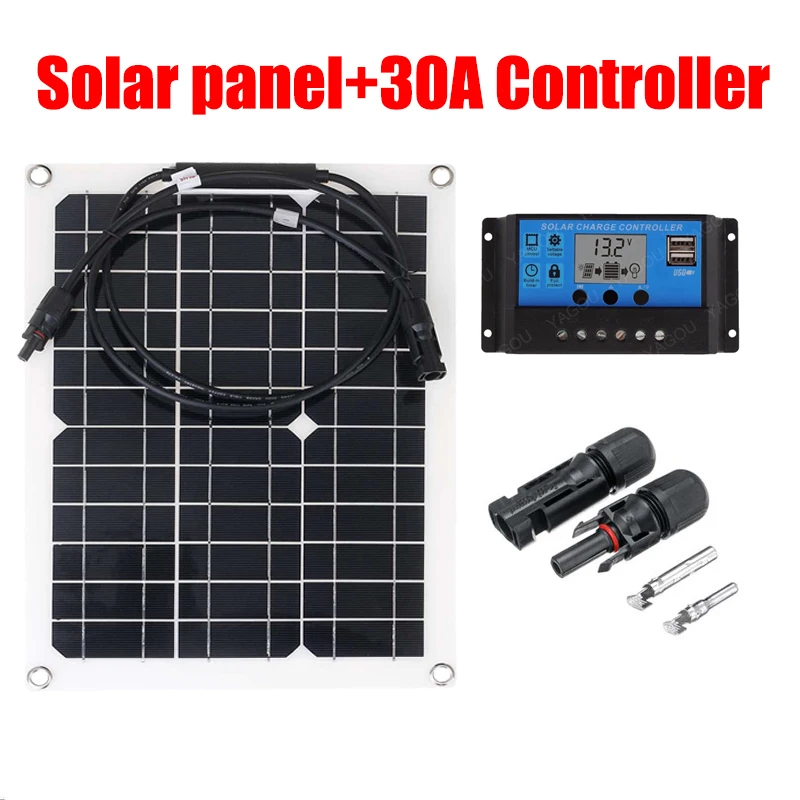 painel solar 12v 1000w saida 220v 10000w kit completo em casa placa de carga bateria camping portable power bank usb flexivel 01