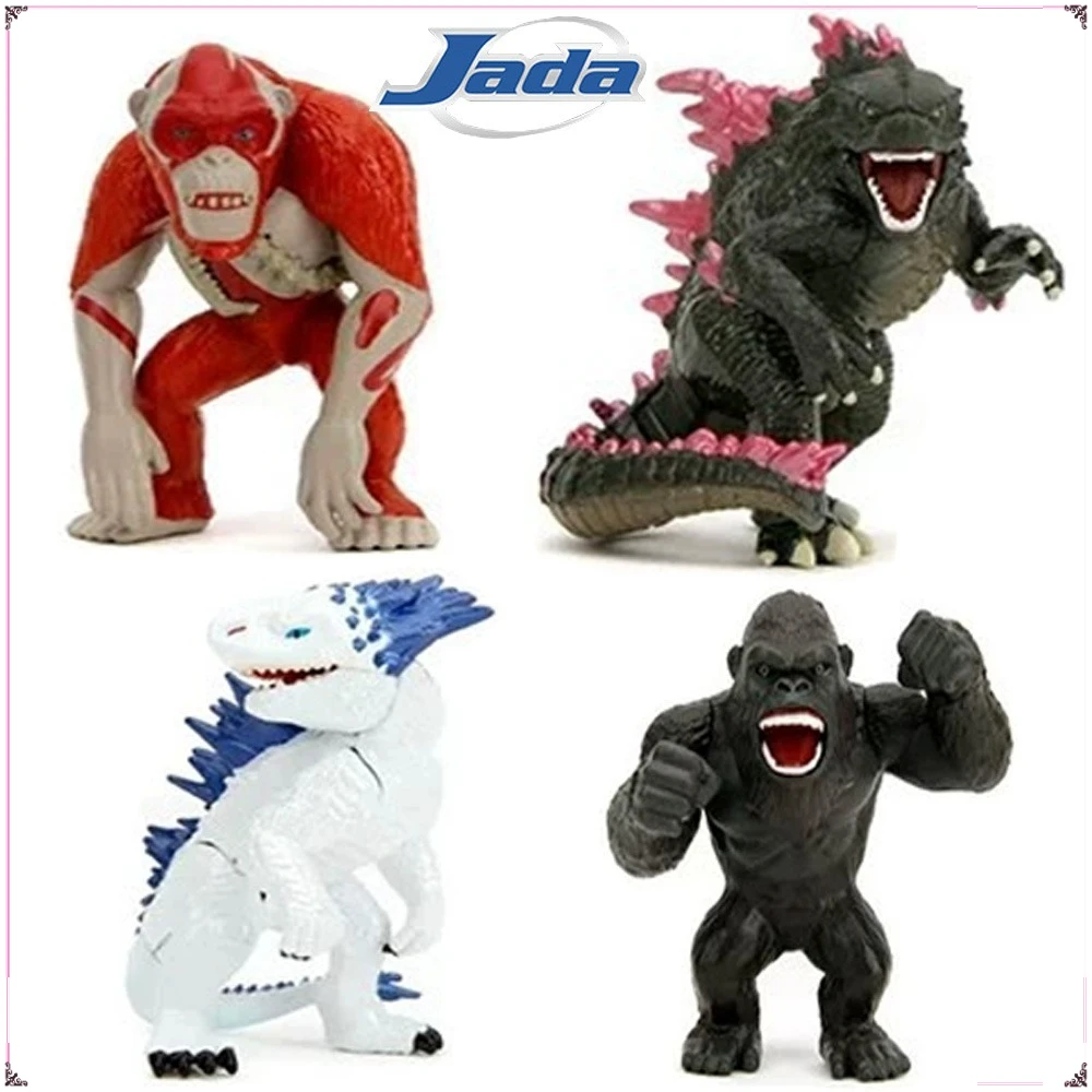 

Original JADA Godzilla Vs Kong Action Toy Figures Movie Limited Edition Periphery Model Joint Mobility Handmade Toys in Stock