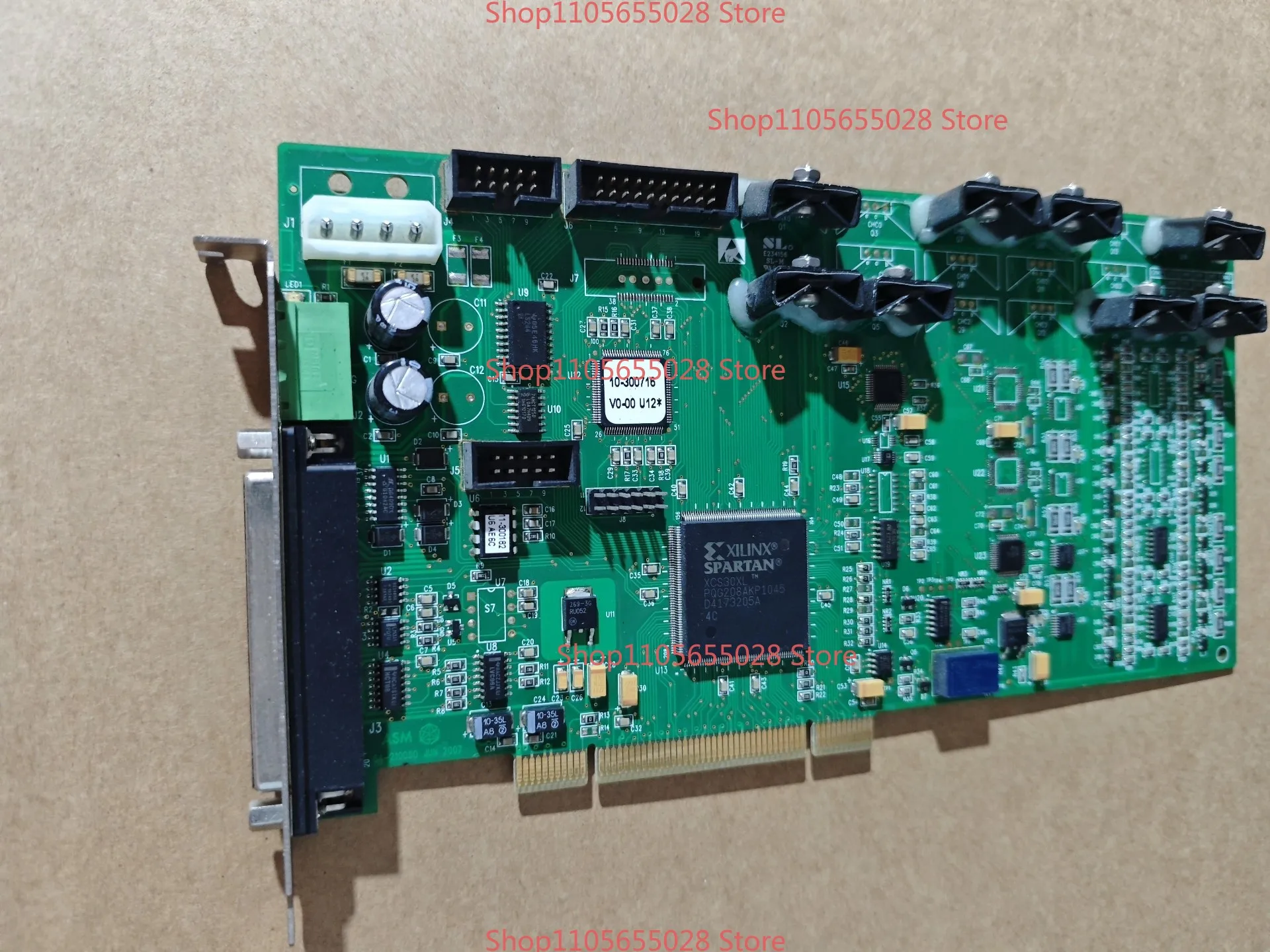 For PCI-8403/32 Data Collection Card, Green PCB, XILINX Spartan Chip, PCI Interface, 32-way Acquisition