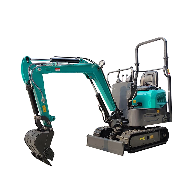 Diesel small excavator engineering diesel hook machine multi-function one ton micro mini hook machine