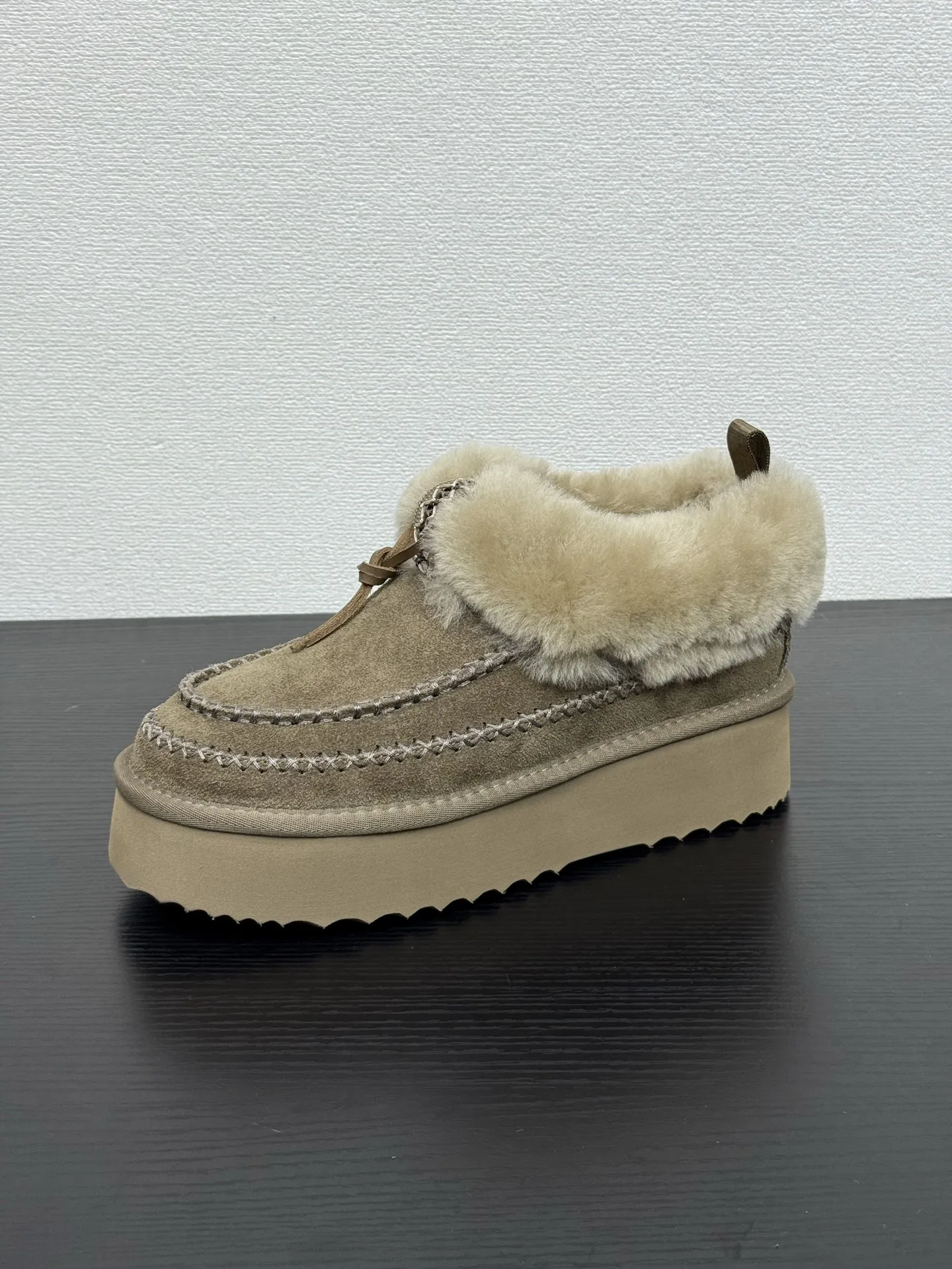 الشتاء المرأة أحذية بوت قصيرة 2025 جلد البقر العلوي الصوف بطانة أسلوب بسيط أحجام 35-39 موضة جديدة الأحذية للسيدات #3