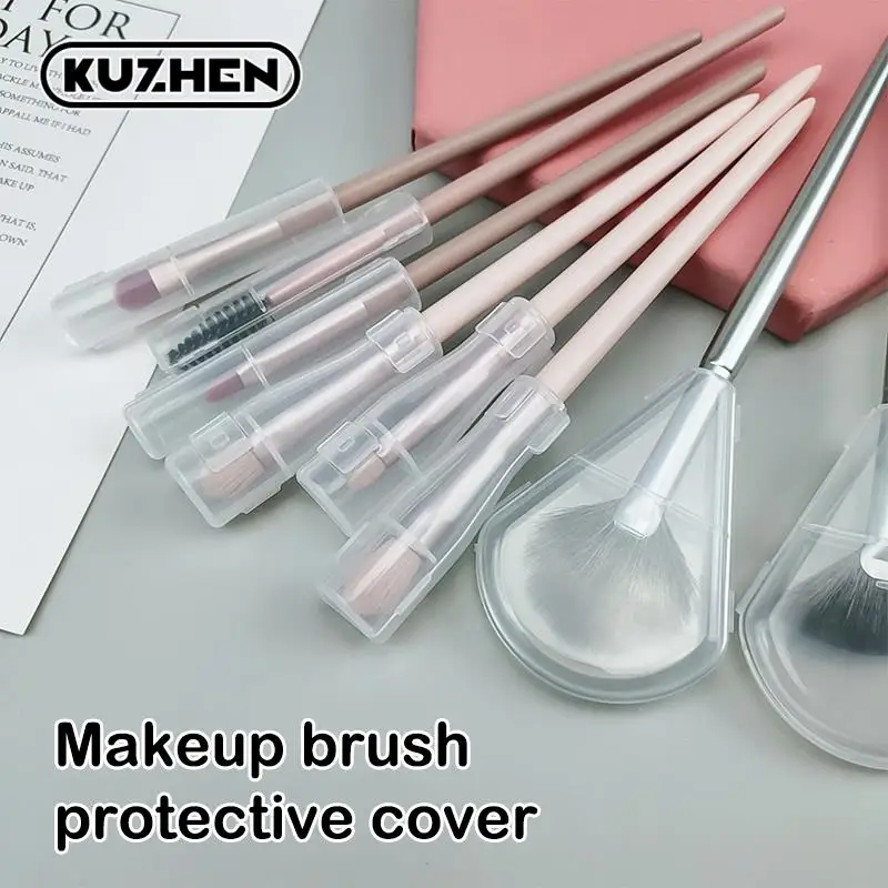 1PC Protective Cover Makeup Brush Storage Holders Plastic Dust Cover For Cosmetic Brushes Make Up Tool Accessories