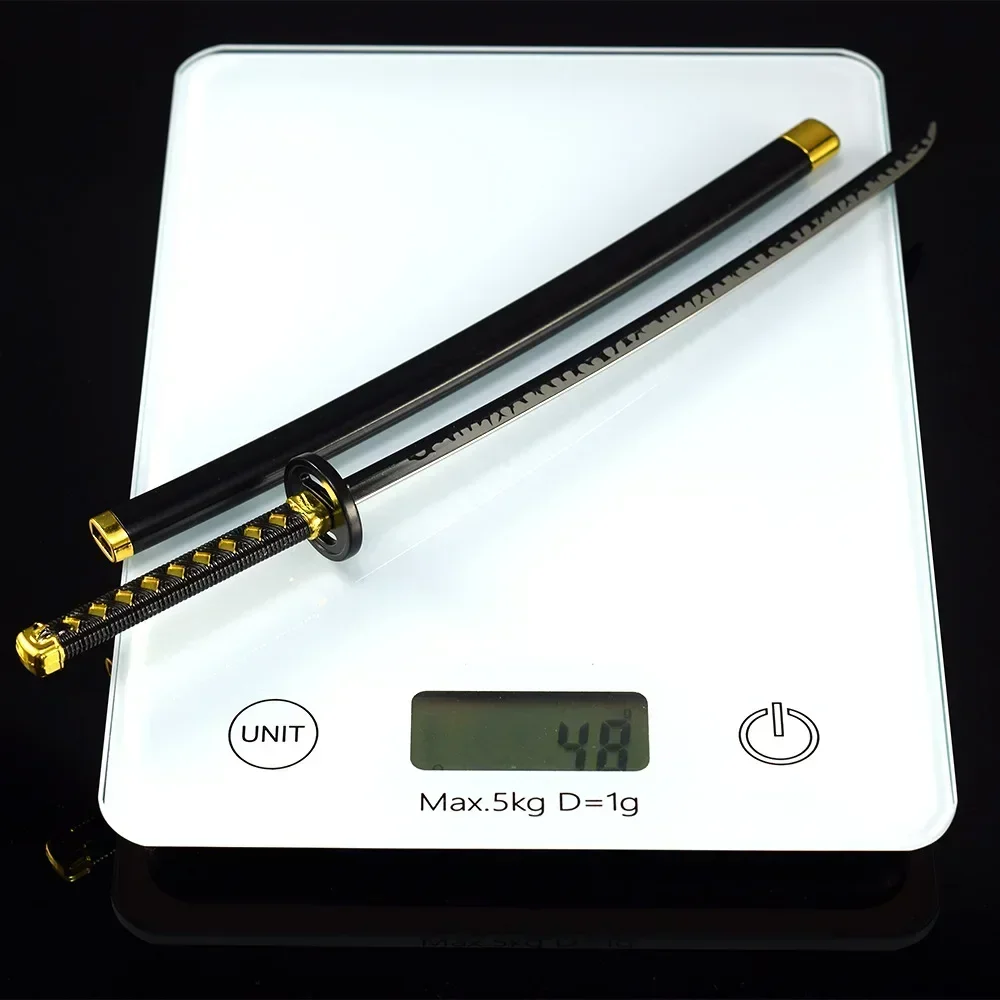 25 cm/9.84in Spada Da Formazione Rurouni Kenshin Periferiche Del Film Katana Cosplay Metallo Samurai Arma Modello Regalo di Festa Giocattoli All'aperto