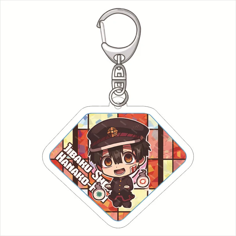 6cm/Adorable HD Ingenious Animation Derivative Yashiro Nene Acrylic Keychain Yugi Amane Diamond-shaped Cute Backpack Decorations