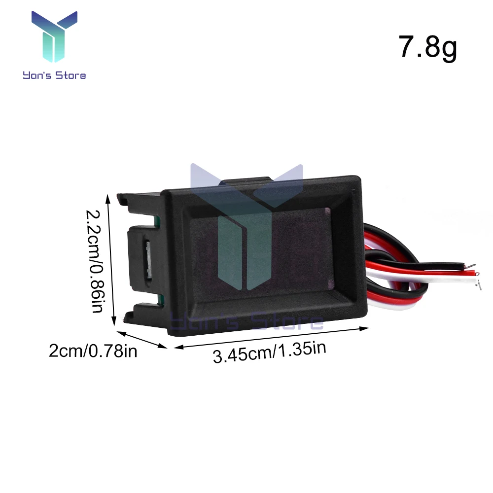 1/3 pz 0.36 pollici LED voltmetro digitale DC0-30V 3 fili amperometro voltmetro pannello di tensione Tester Tester per auto Motor Vehicle Tools