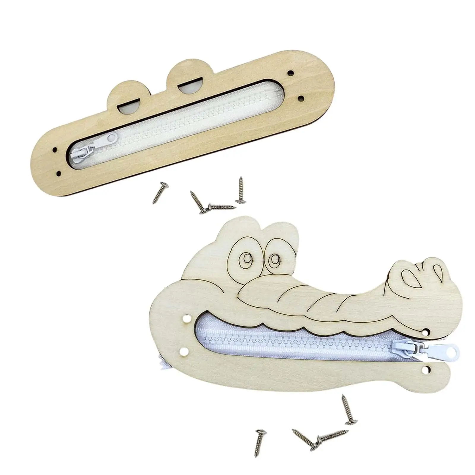 Tablica Manipulacyjna DIY Materiały Edukacyjne Gra na Zamek Rozwój Motoryki Małej Drewniana Zabawka Rękodzielnicza dla Niemowląt Chłopców i Dziewczynek Dzieci