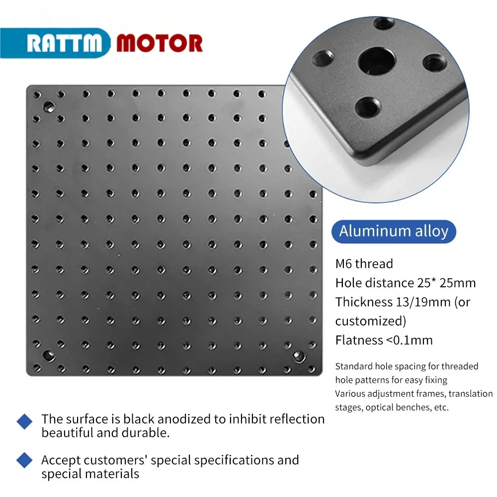 Honeycomb Workbench Optical Breadboard Perforated Aluminum Plate for Handwork CO2 Laser Engraver Cutting Machine CNC Woodworking