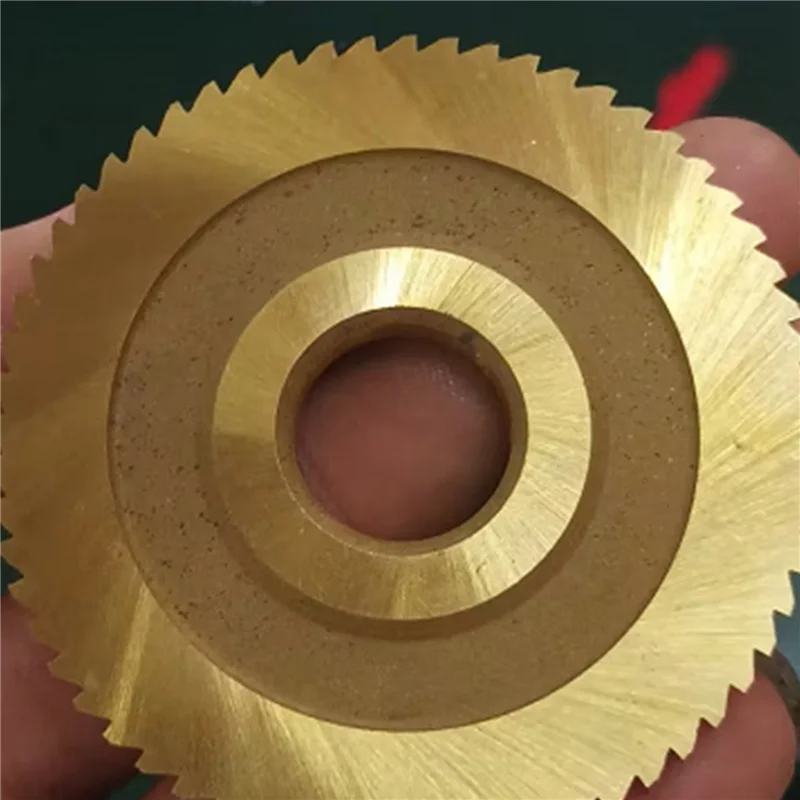 AC88-Key Lama da taglio 60X6X16X60T Rivestimento in stagno HSS Chiave Macchina da taglio Taglierina Fabbro Strumento Chiave Duplicato Lama della macchina