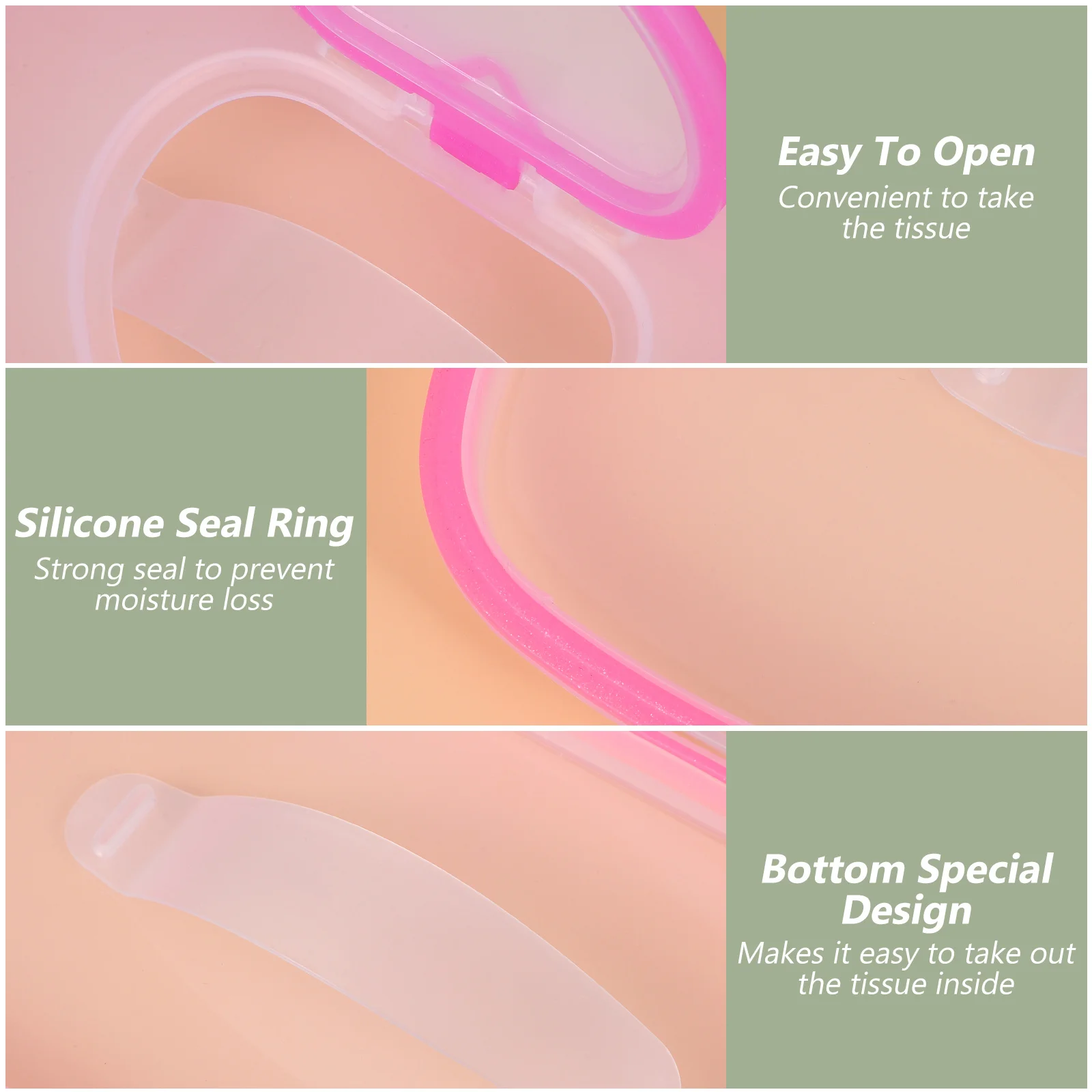 Baby Wipes Dispenser Waterproof Tissues Box for Car Home Outdoor Portable Wipe Container Napkin Holder Travel Case