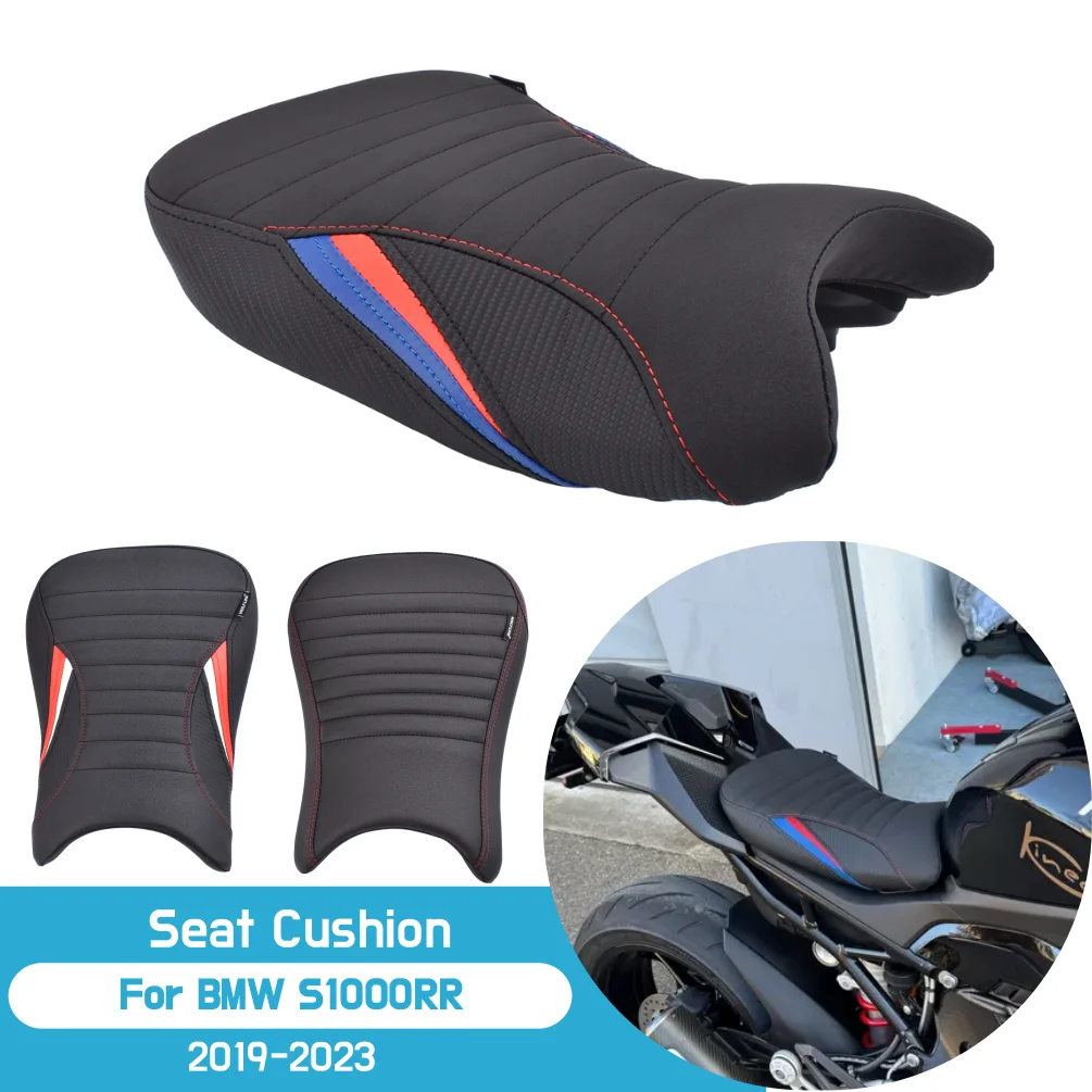 For BMW S 1000RR 2019-2026 2025 S1000RR Front Seat Cushion 2020-2026 M1000RR Driver Rider Seat Pad Cover Motorcycle Accessories
