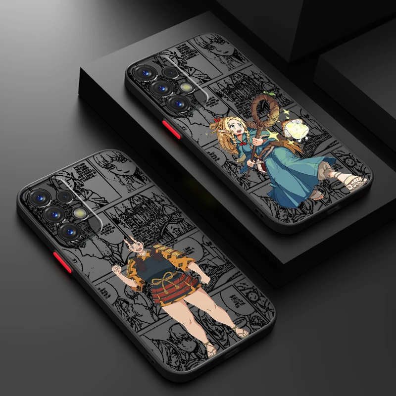 Delicious In Dungeon Frosted Translucent For Samsung Galaxy S24 S23 S22 S21 S20 FE S10 S9 S8 Plus Ultra Pro 5G Cover Phone Case