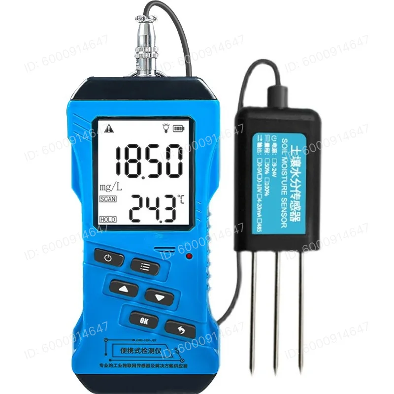 Medidor de Conductividad de Suelo 7 en 1, Rápido, para Nitrógeno, Fósforo, Potasio, pH, Humedad, Nutrientes, EC