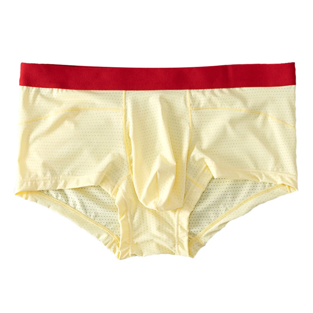 Soft Material Boxer Underwear Classic Style Men Underwear Luxury Ice Silk Men Boxers Men Men Mesh Boxer Shorts
