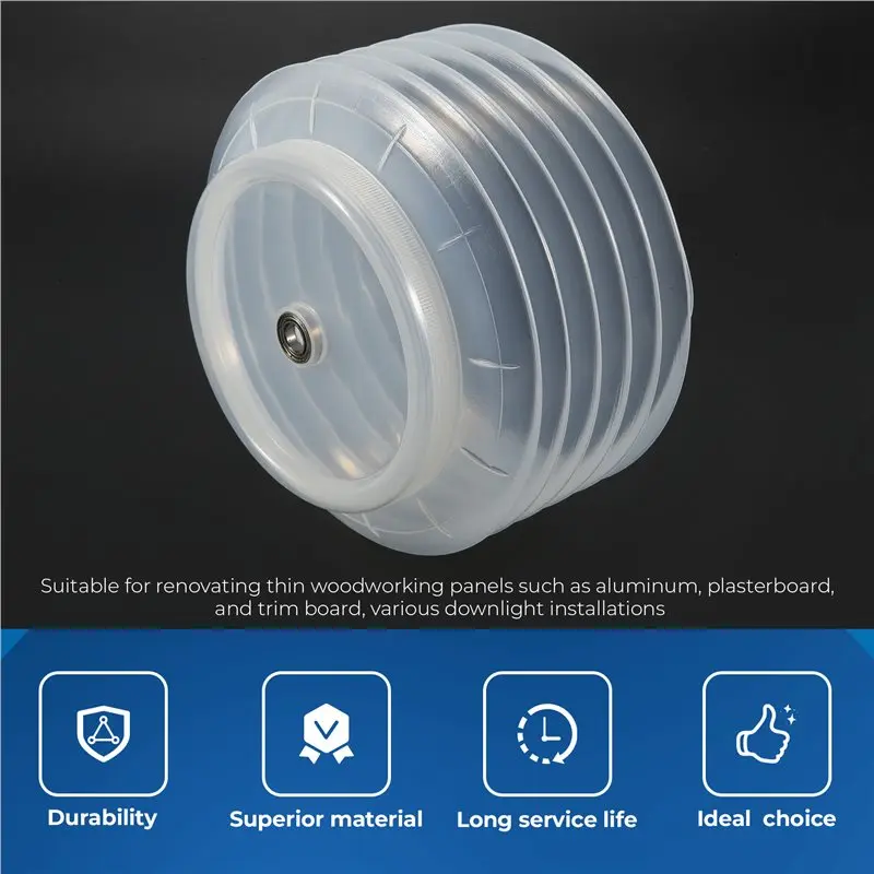 

-[Retail TX] Hole Saw Dust-Cover For Downlight Spotlight Drill Dust Collector Electric Hammer Drill Tool Accessories Dustproof