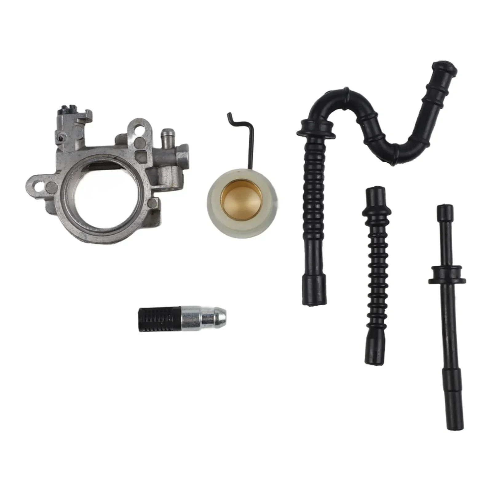 Oil Pump Worm Gear Spring Fuel Oil Filter Line Kit for 029 039 MS290 MS310 Models Suitable for Engine Fuel System Maintenance