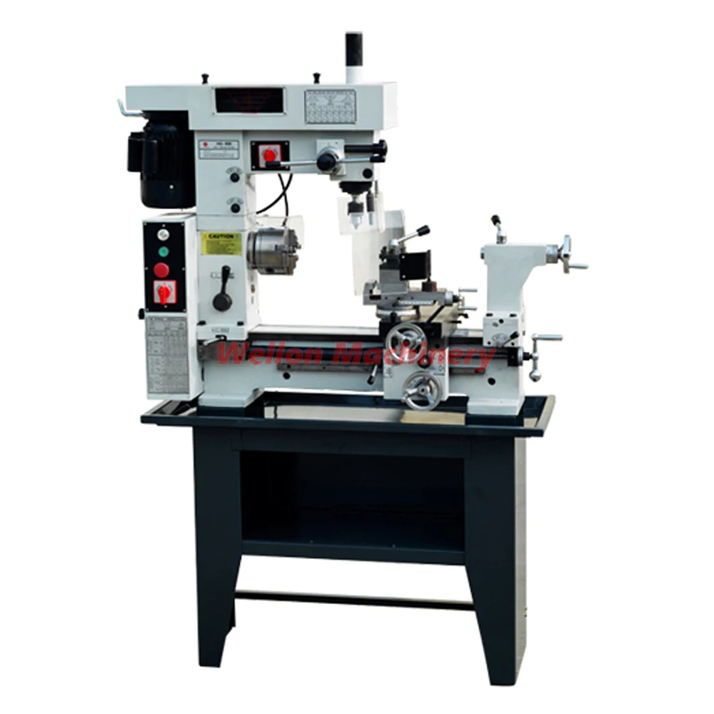 HQ500 Multipurpose Combination Lathe Machine With Turning Milling Drilling and Threading Functions Mini Combo Lathe Tornos Para