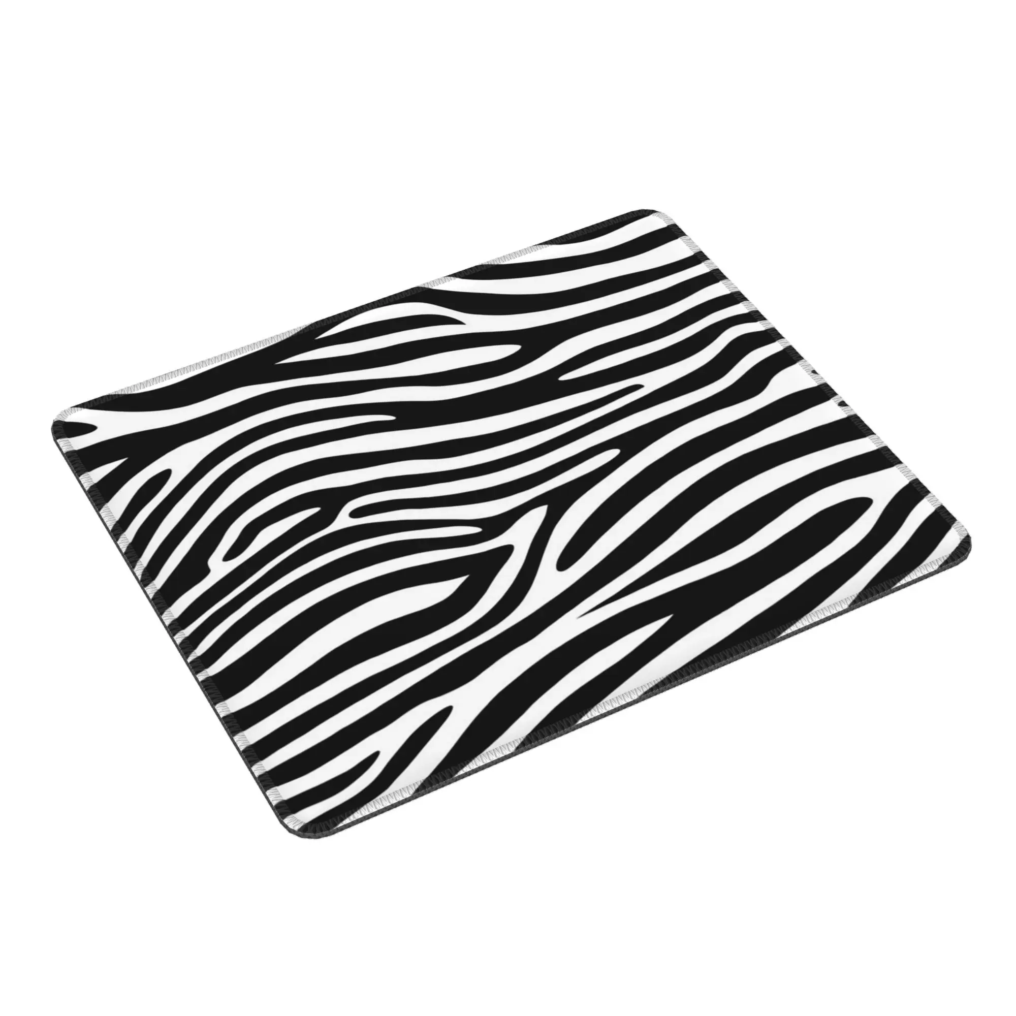 Liquid Black White Zebra Pattern Mouse Pad Computer Keyboard Mouse Mat Gamer PC Laptop Desk Mat Office Table Mats