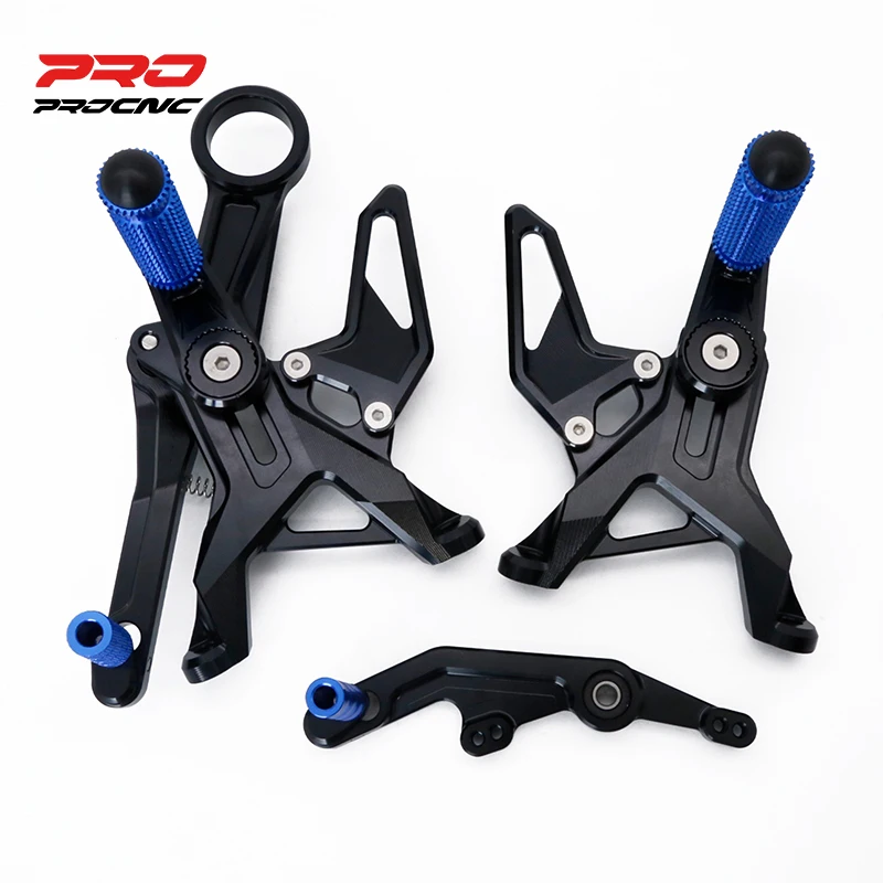 

For BMW S1000RR 2019-2025 Motorcycle Rearset Footrest Footpeg Adjustable Aluminum Rear Set Footrest Foot Peg New